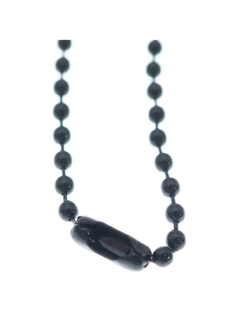 Chrome Hearts Rubber Fluer BS Flare Necklace Silicone Black